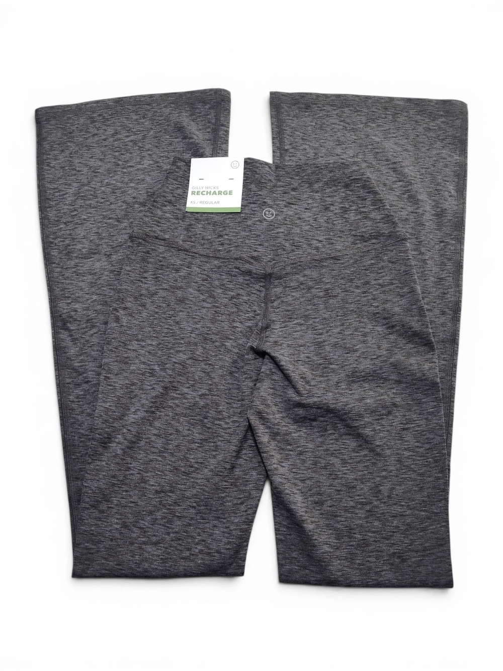 🆕 Gilly Hicks Active Recharge High-Rise Flare Leggings Women's Size XS - Grey